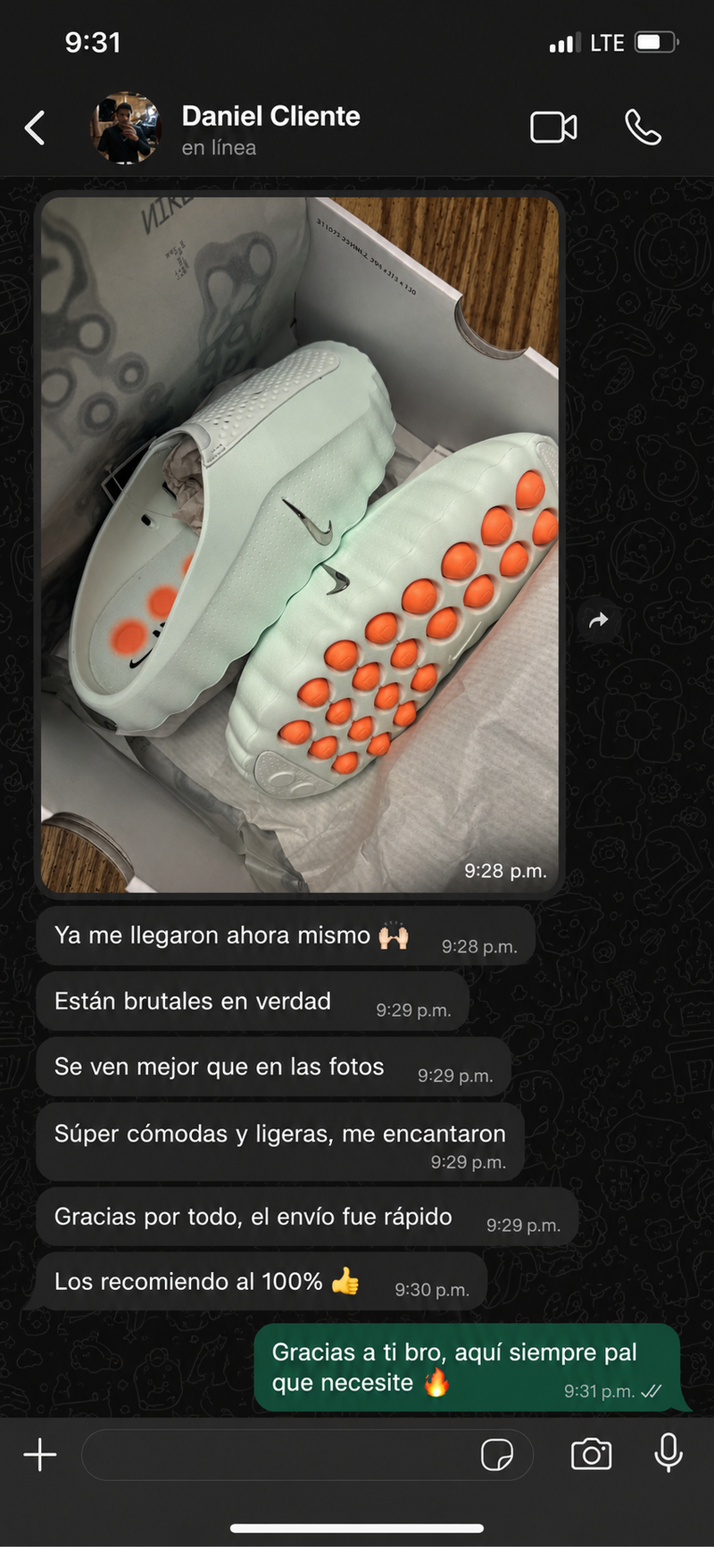 Customer photo