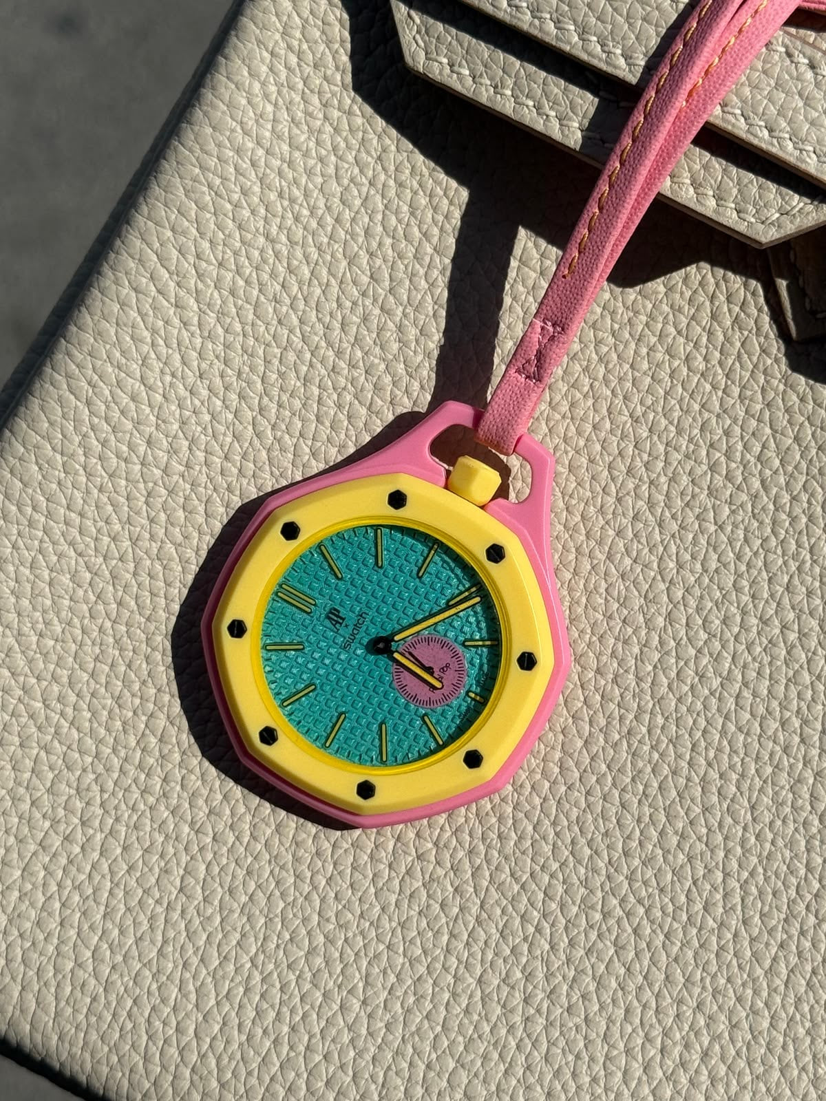 SWATCH “AP” ROYAL POP YELLOW PINK