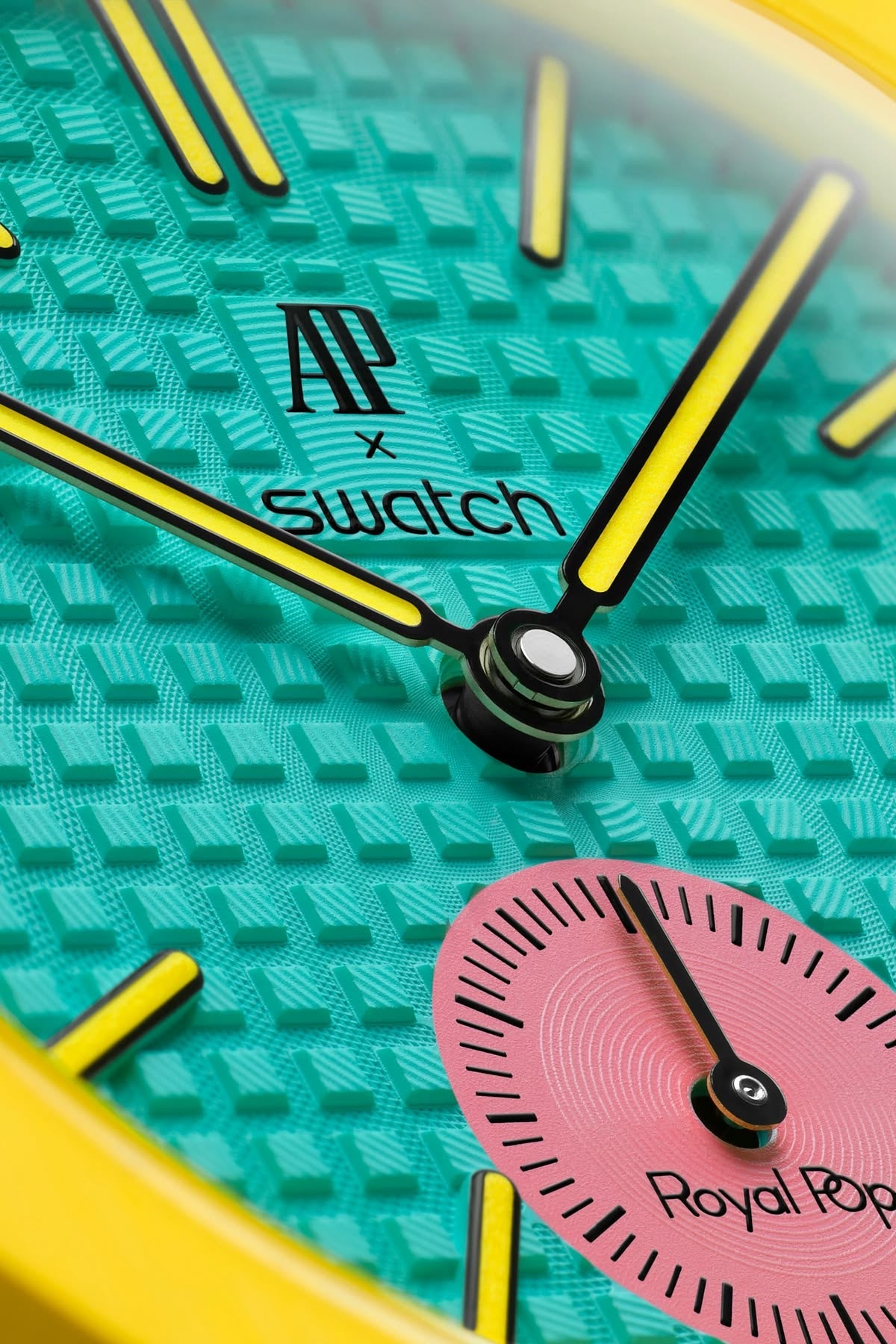 SWATCH “AP” ROYAL POP YELLOW PINK