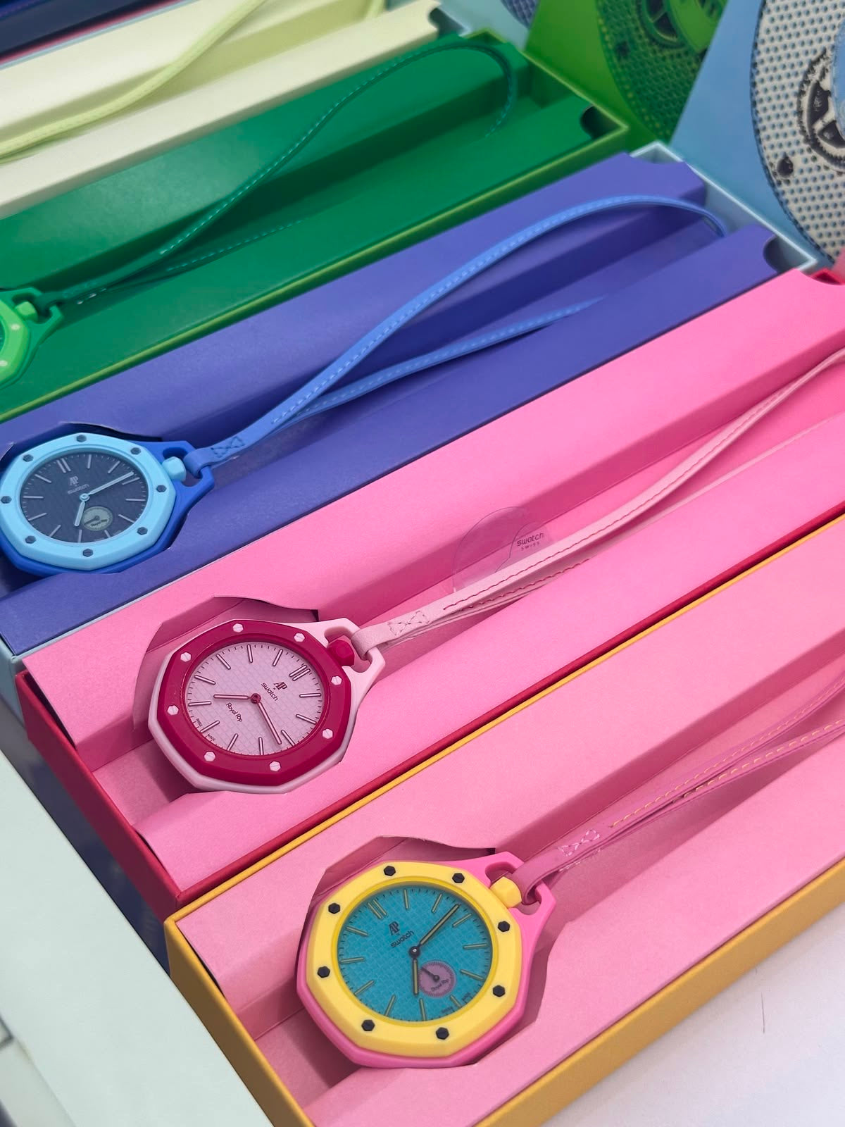 SWATCH “AP” ROYAL POP PINK